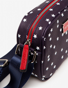 CLASSIC ZIP STAR PRINTED CROSSBODY BAG