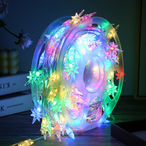 Гирлянда Нить уличная на катушке Звездочки 30 м 150L (арт. HZ-153)