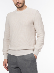 Вязаный джемпер из 100% длинноволокнистого хлопка
