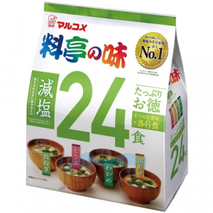 Marukome Мисо-суп органик Белое Мисо с пониженным содержанием соли, 24 порции, 372 гр