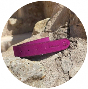 Ab.Zapatos Pelle cinturon (140) Magenta