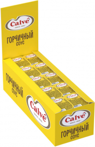 «Calve», соус « Горчичный», дип-пот, 30г (упаковка 30шт.)