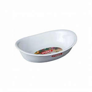 Форма для запекания и выпечки SUPREME белая 31х21см овальная