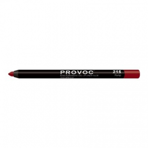 Полуперманентный гелевый карандаш для губ Provoc 215 Plump (красно-коричневый)