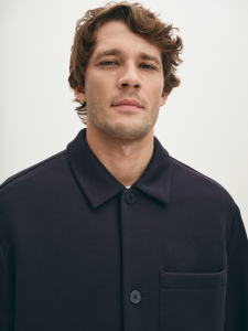 Куртка-рубашка из хлопкового неопрена