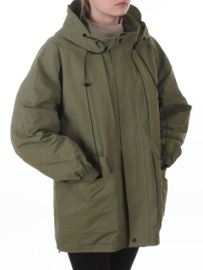 3096 GREEN Куртка демисезонная женская (100 гр. холлофайбер)