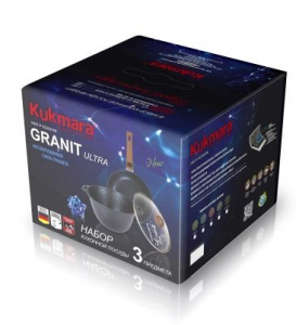 Набор кухонной посуды №16 АП линии Granit Ultra (Blue)