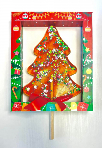 Леденец, ЁЛКА С КОНФЕТТИ, 390 гр., TM Prod.Art