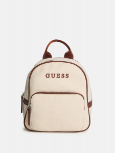 canvas logo backpack