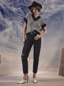 Брюки джинсовые женские Con-662 Elegant Conte Дроп