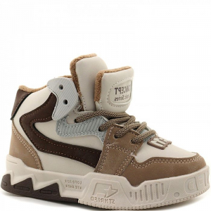 B30790-3 беж/кор Ботинки деми для мальчиков (27-32)/8