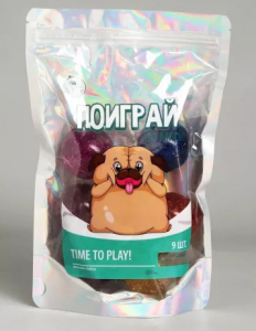 Мячи каучук Поиграй со мной 9шт, d=4 см