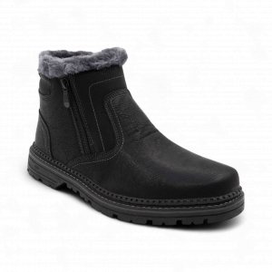 Ботинки на меху 9573-2 черные
