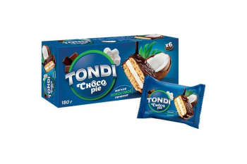 «Tondi», choco Pie кокосовый, 180 г