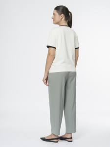 Брюки на резинке из вискозной ткани