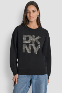 EMBELLISHED LOGO SWEATSHIRT