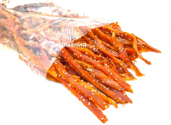 Кальмар нарезка по шанхайски с перцем