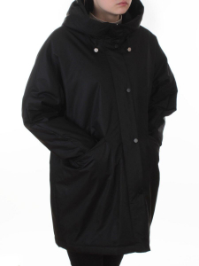 8020 BLACK Куртка демисезонная женская (100 гр. холлофайбер)