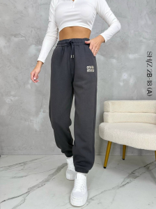 Штаны женские утепленные с мягким начесом на манжетах