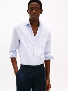 Slim Fit THFlex Check Dress Shirt