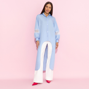 Рубашка удлиненная, Жизнь как подиум