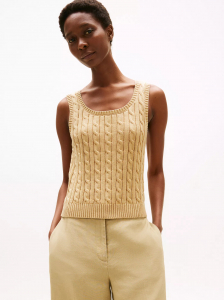 Cable Knit Sweater Tank