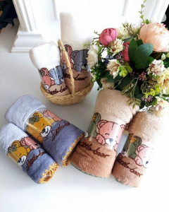 Полотенце из плюшевой микрофибры 