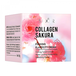 Крем для лица с коллагеном и экстрактом сакуры SADOER