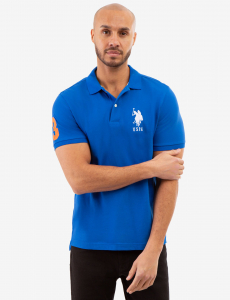 SOLID BIG LOGO POLO SHIRT