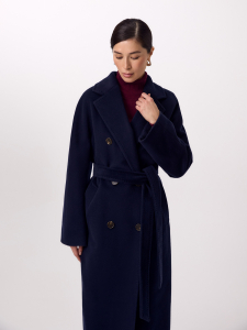 Пальто из шерсти с мембраной и утеплённой спинкой