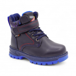 Ботинки на меху 1831-1-3 син