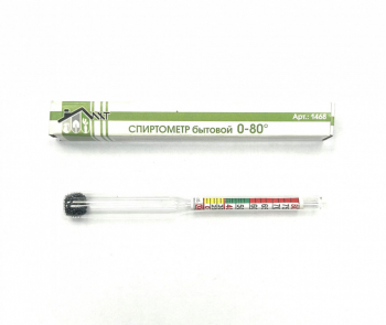 Спиртометр бытов.80градус мал 1468