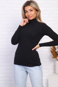 Водолазка женская, Ангора (чёрный)