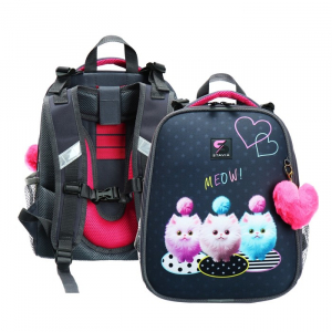 Рюкзак каркасный школьный 38 х 30 х 16 см, эргономичная спинка, Stavia 