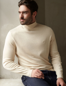 Свитер из хлопка с нейлоном