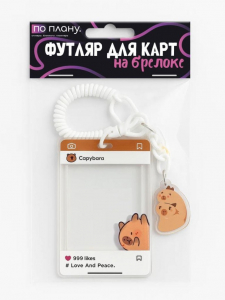 Футляр для карт с брелоком ПО ПЛАНУ. 