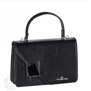 Сумка женская кожаная 1918Y black Polina&Eiterou/30