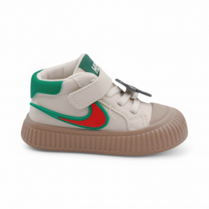 Кроссовки 2373 бежево зеленые