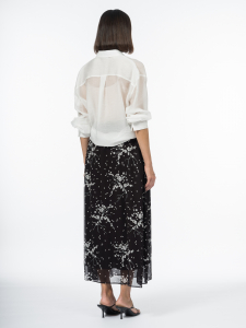 Юбка миди из вискозного шифона