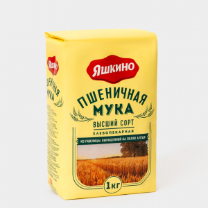 «Яшкино», мука пшеничная высшего сорта, 1 кг