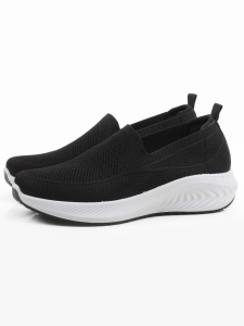 05-TEX-D04-02 BLACK Полуботинки спортивные летние мужские (текстиль)
