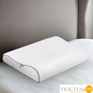 SLEEPIX ДЖУН ЭРГО КУЛ бел Подушка анатомическая с охл.гелем 67x42x9,8/11,8, 1 пр., плстр/пенополиуретан