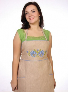 Фартук с вышивкой модель ЛП 78-11 