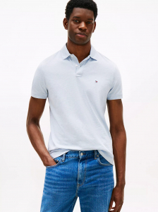 Regular Fit Heathered Performance Polo