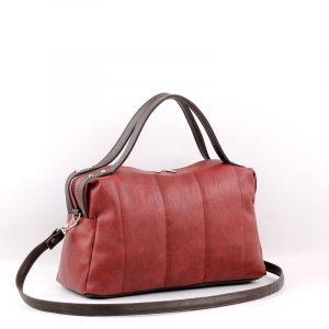 Сумка 148 македония марсала+шоколад ФОРМАТ 