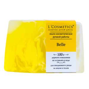 Мыло парфюмированное ручной работы Belle (по мотивам Lancome La vie Est Belle) 100 г