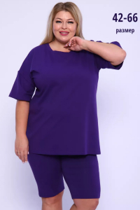 Костюм спортивный футболка и велосипедки КЖ-002