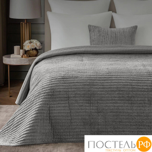 Estia ЭЛА темн.сер. Покрывало 240х260, 1 пр., 100% полиэстер