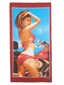 Полотенце ваф.Девушка 150*75см