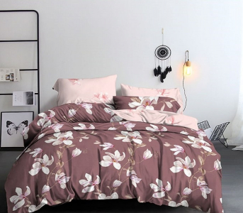 Комплект постельного белья Розовая магнолия поплин